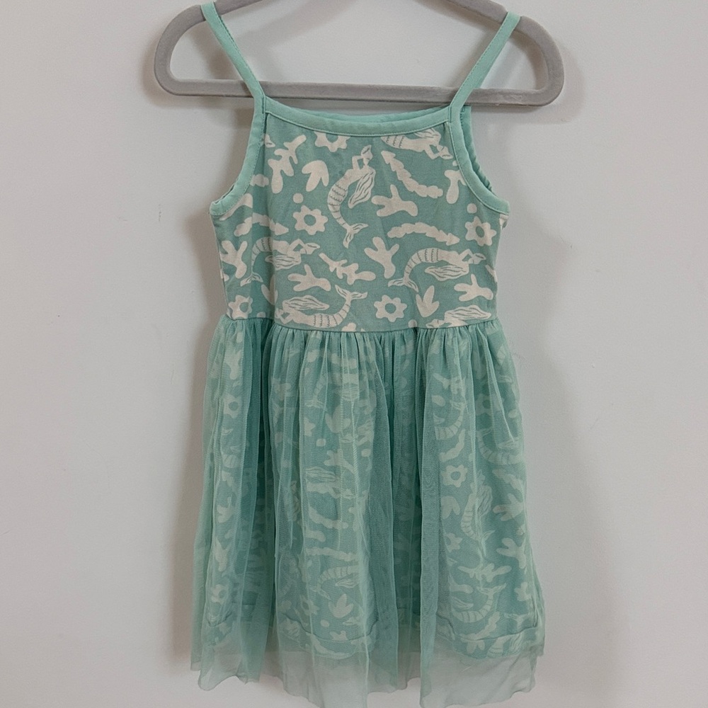 Hanna Andersson Mermaid Green Tank Dress